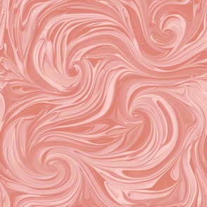 Paint Swirls v1 Peach Pearl