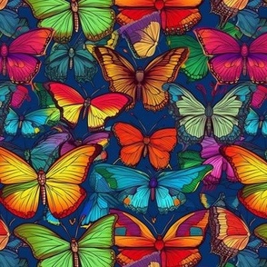 colorful butterflies 3 flwrht