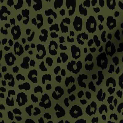 Leopard - Olive Green