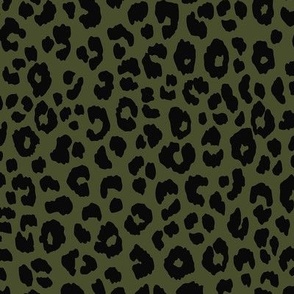 Leopard - Olive Green