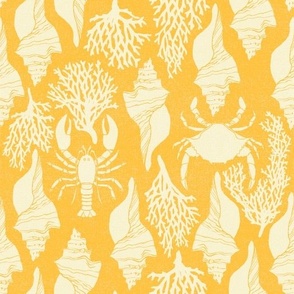 Seashore Collection on Sunny Yellow