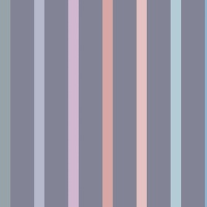 ABC Stripes on purple