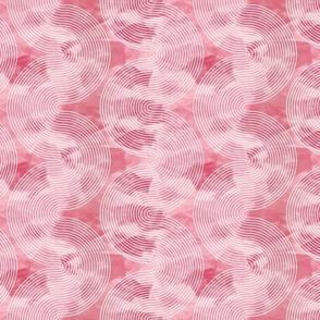 white vertical waves on pink