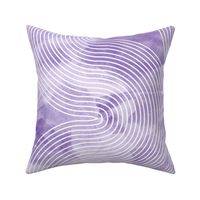 white vertical waves on muted violet - extra large scale