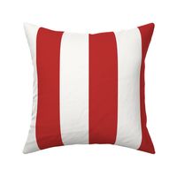 3 inch red circus tent stripe
