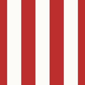 3 inch red circus tent stripe