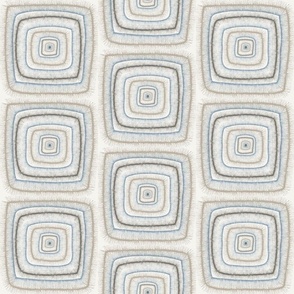 Square Flare in blue and multiple grays