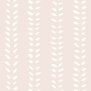M Growing Blush Pink and Cream warm minimalism - Medium H-F2E6E0