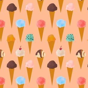 Ice Cream - Peach