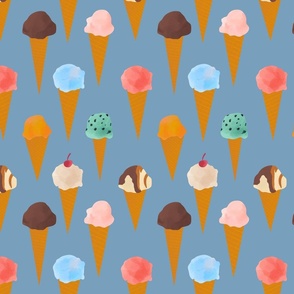 Ice Cream - Blue