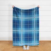 Tartan Plaid - 3363 jumbo // Blue and white