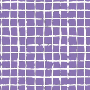 Bigger Scale Checkerboard in Violet