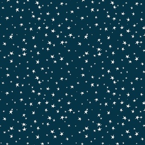 stars on midnight blue background
