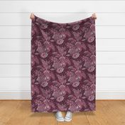 Fleurs Sauvage de Villandry Pink Brocade Large 