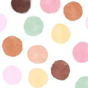 Watercolor Dots – Ice Cream Parlor (large)