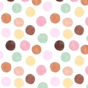 Watercolor Dots – Ice Cream Parlor (medium)