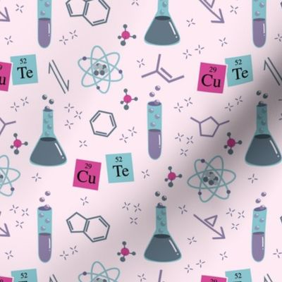 small cute chemistry / pink