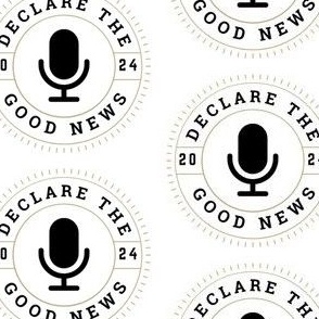 Microphone Declare the Good News Special Regional Convention DIY Gifts JW Fabric Sticker Design W Bleed