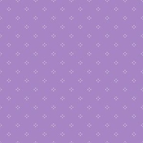 Lilac with pale Lavender small scale Diamond dot small scale blender pattern