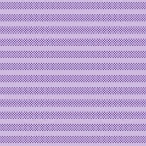 Pale Lavender and Purple Dotted Stripes small scale geometric blender