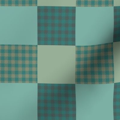 Green Army Gingham