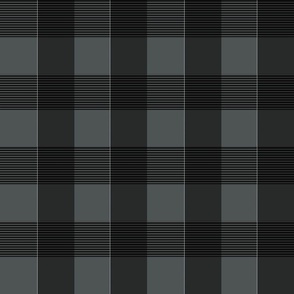 Black and Grey plaid and Gingham 
