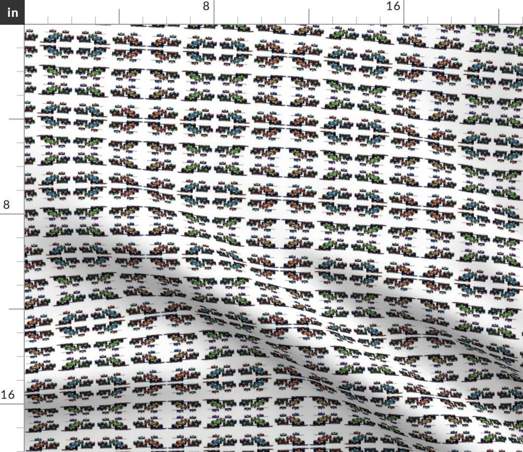 Formula 1 Cars in pattern form
