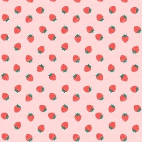 Strawberries - Pink xs