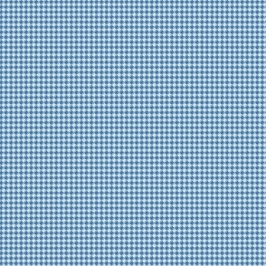 two-tone houndstooth in sky blue on light blue | small