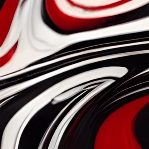 60'' Abstract Art | Color Art | Abstract Expressionism | Colorful Pattern | Black White Red Gray