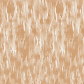 Medium Large Monochrome Watercolor Mermaid Ocean Water Waves in Dulux Raw Umber Brown with Antique White USA Background