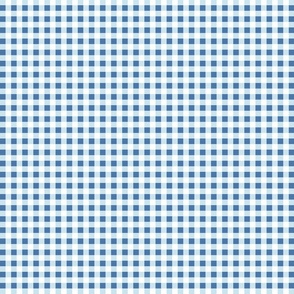 gingham in blue, light blue and white | medium