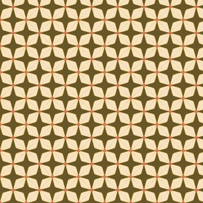 Geometric geometry - olive tile