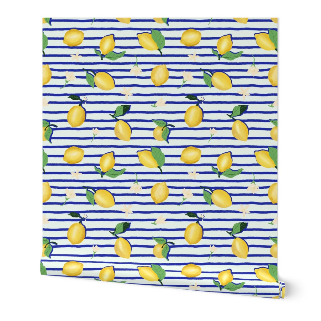 Lemon Juice Stripes