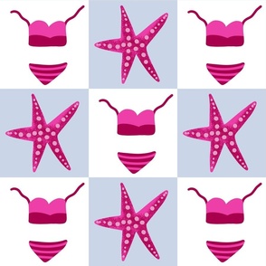 Starfish and bikini checkers