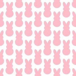 Smaller Scale Easter Bunnies in Baby Pink