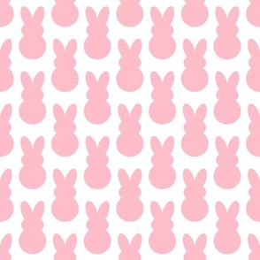 Bigger Scale Easter Bunnies in Baby Pink