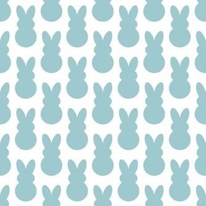 Smaller Scale Easter Bunnies in Baby Blue