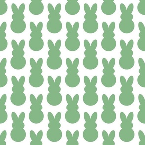 Bigger Scale Easter Bunnies in Fresh Green