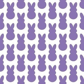 Smaller Scale Easter Bunnies in Violet