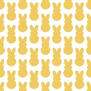 Bigger Scale Easter Bunnies in Daisy Yellow