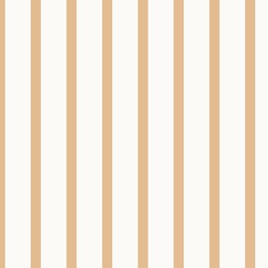 wave stripes wall mural warm butter yellow