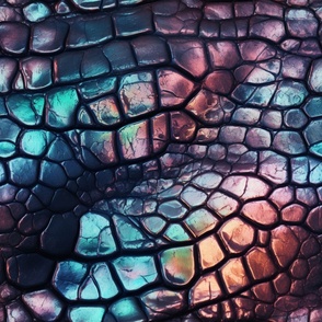 Rainbow Alligator Skin 1
