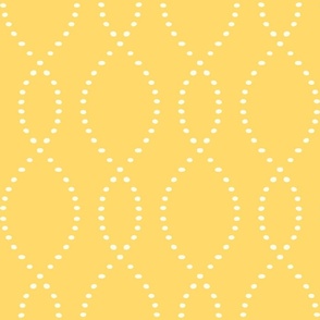 L - Wavy Soft Stripes – Yellow Sunshine – Contemporary Coastal Seaside Wallpaper