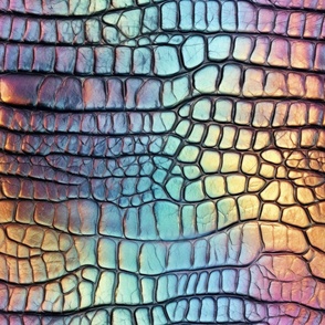 Rainbow Alligator Skin 4