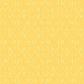 S - Wavy Soft Stripes – Yellow Sunshine – Contemporary Coastal Seaside Wallpaper