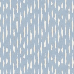 Pale blue modern nursery. Baby boy horizontal lines. Vertical / SMALL