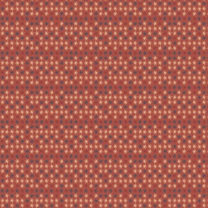 Star Bright (rust red and yellow-Small)