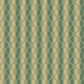 Vertical Abstract stripe spot dot design: extra small neutral green