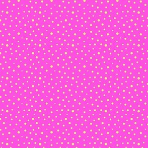 Polka Dot Scatter in Neon Pink - Small Scale - Aquatic Visibility Swimwear for Safe Swimming